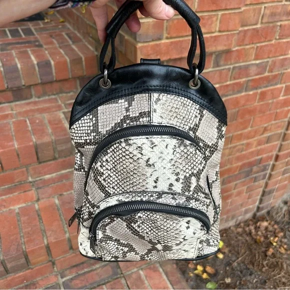 Patricia Nash Python Collection Backpack. - Picture 7 of 8
